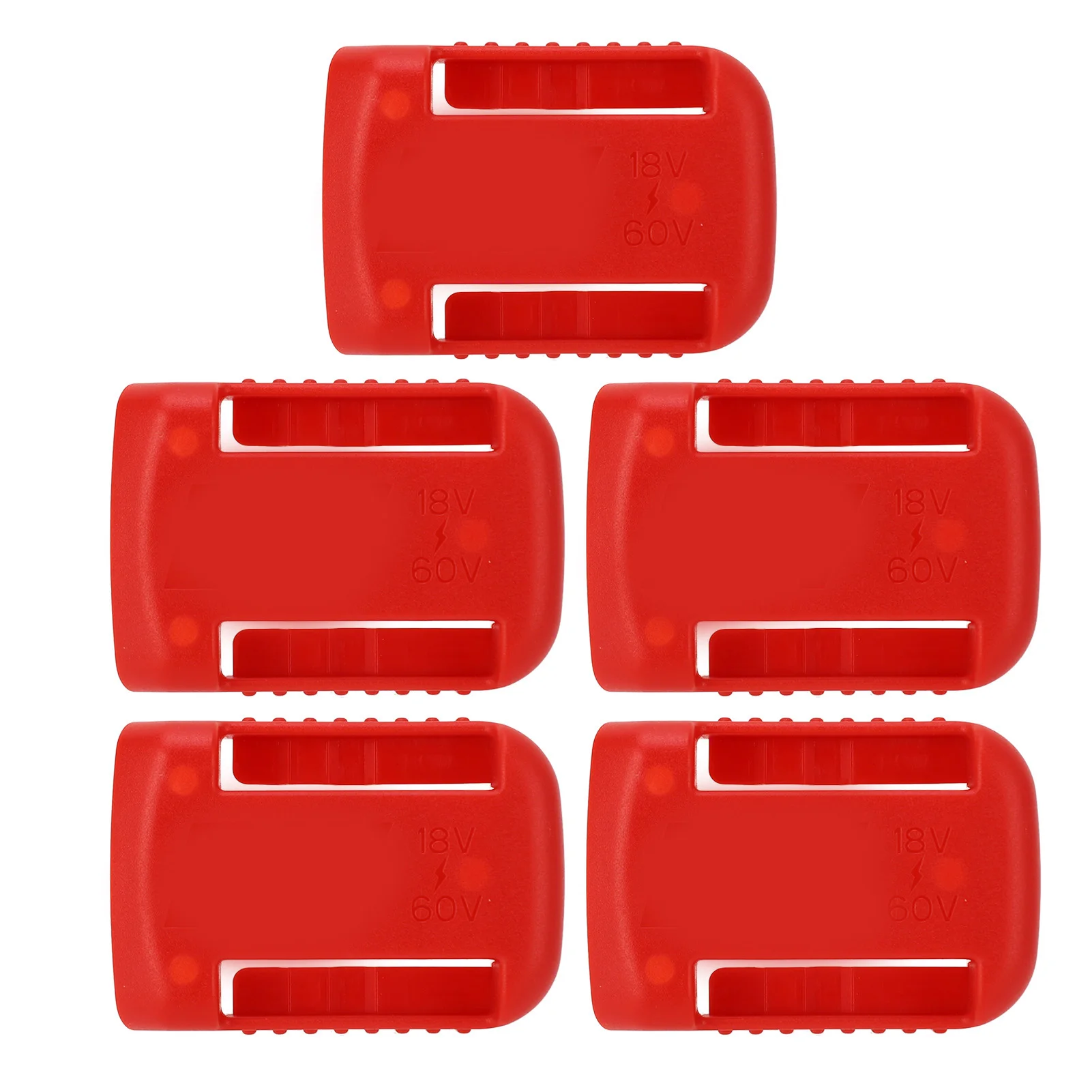Battery Mount ABS Fine Workmanship Standard Size Strong Support 5 Set Lithium Battery Mount Holder Multi Use for DCB140
