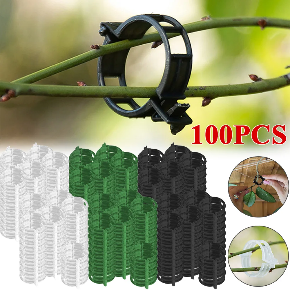 300 Pezzi Di Supporto Per Piante Da Giardino, Clip Per Viti Di Pomodoro Clip Per Colture Durevoli~p113320934