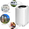 Portable Washing Machine, Full Automatic Washer and Dryer Combo, with Built-in Pump Drain 8 LBS Capacity Compact Laundry 3