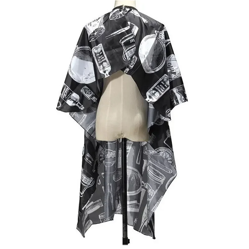 1PC Barber Tools Cutting Hair Waterproof Cloth Salon Barber Cape Hairdressing Hairdresser Apron Haircut Tool pattern Capes 6