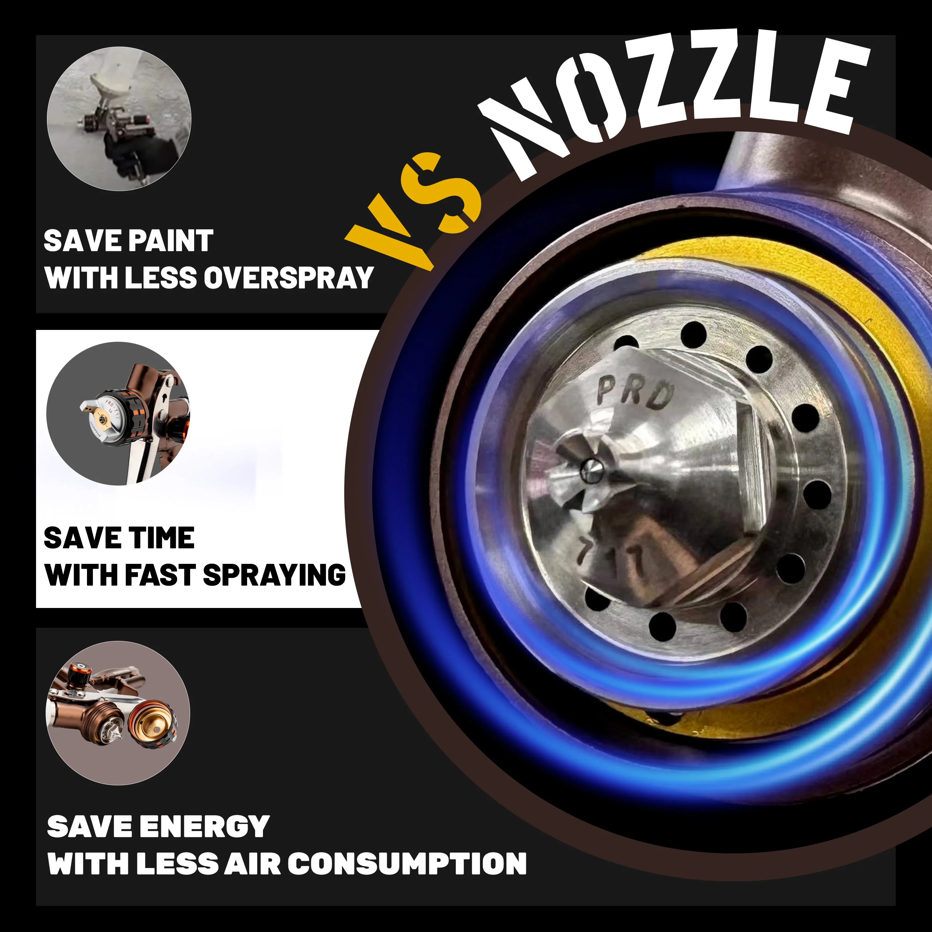 ポルフィス-車のエアスプレーガン,エアブラシ,スプレーガン,ペイント