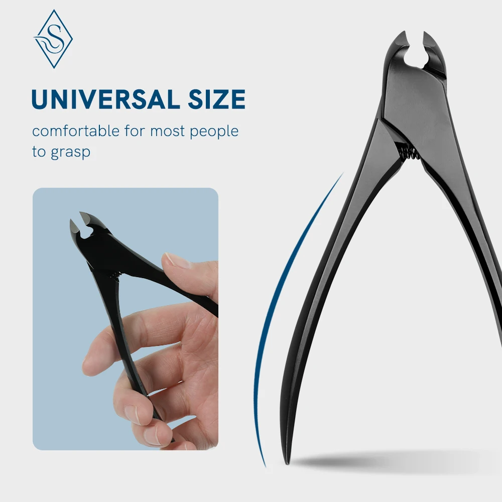 Miss Sally Nail Clipper Stainless Steel Ingrown Nail Nipper Cutter Pedicure Manicure Scissor for Paronychia Hard Thick Tool