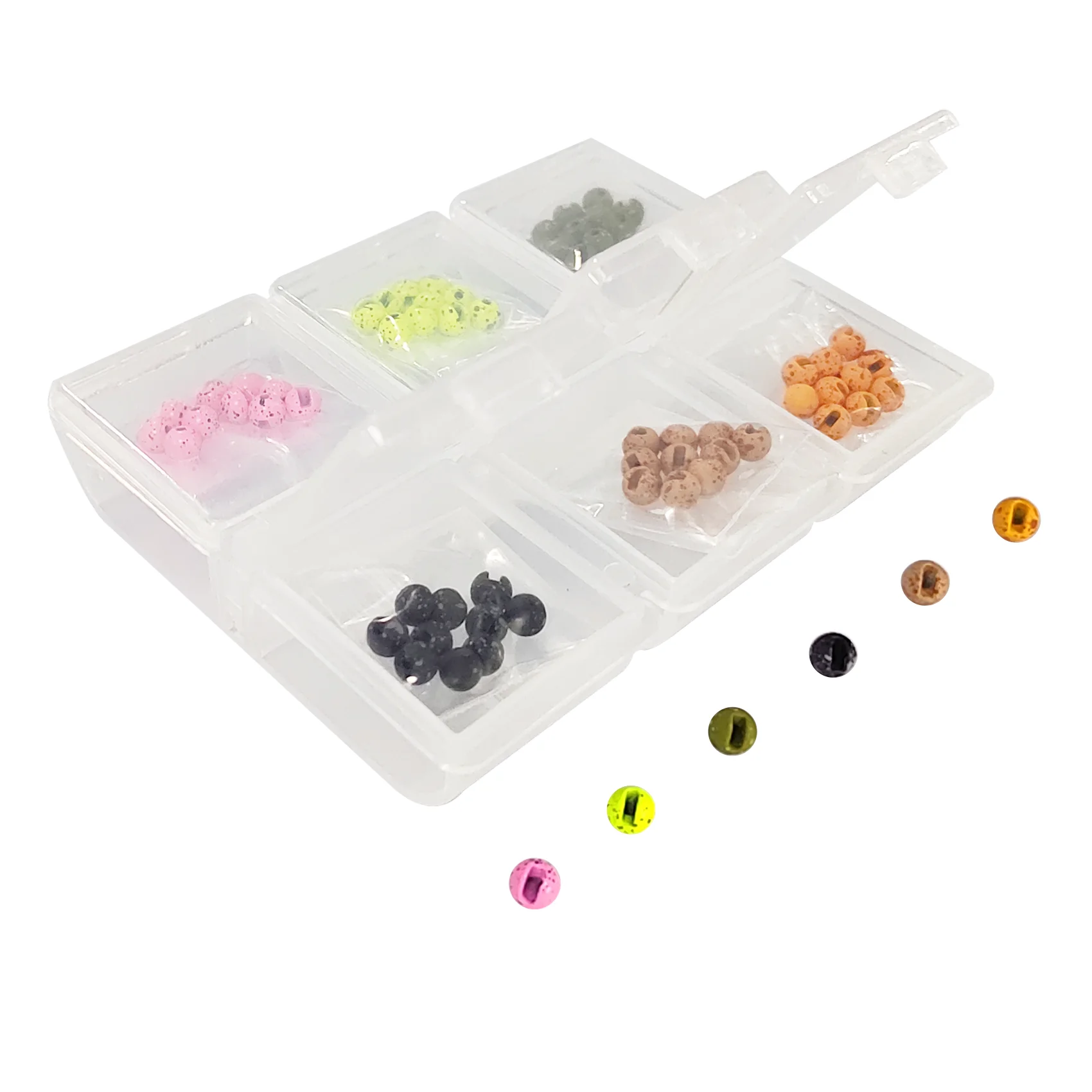 Aventik Eupheng Tungsten Beads for Fly Tying - High-Density Slotted Bead Heads for Nymph Fishing