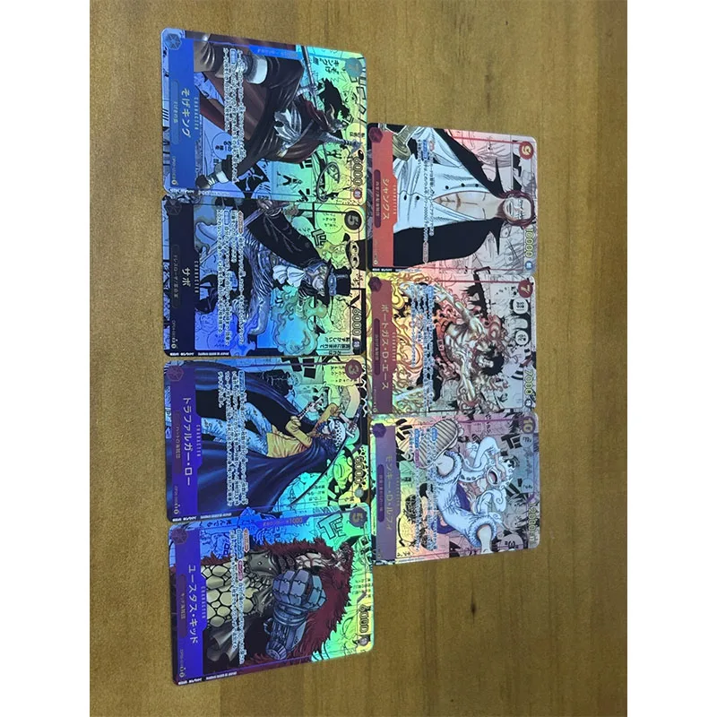 Anime One Piece DIY ACG Shanks Portgas D Ace Marco Luffy Sexy Boy Games Toys Collectible Cards Christmas Birthday Present