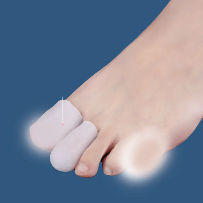2 à 8 grands protège-orteils en gel pour protéger les ongles incarnés, les cors et les ampoules - Soins des pieds_voghion.com