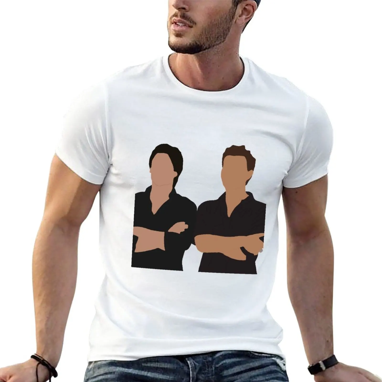 

stefan and damon T-Shirt Aesthetic clothing shirts graphic tees Men's t-shirts