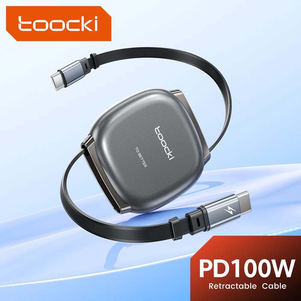 รูปสินค้า สายชาร์จ USB-C พับเก็บได้ ชาร์จเร็ว สำหรับ iPhone Samsung Huawei