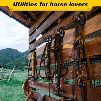 Metal Horse Bridle Rack Hooks 1