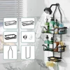Shower Caddy Organizer Hanging Shower Organizer Multi-Function Shower Organizer Rack 3-Tier with Hooks for Soap Shower Sponge 1