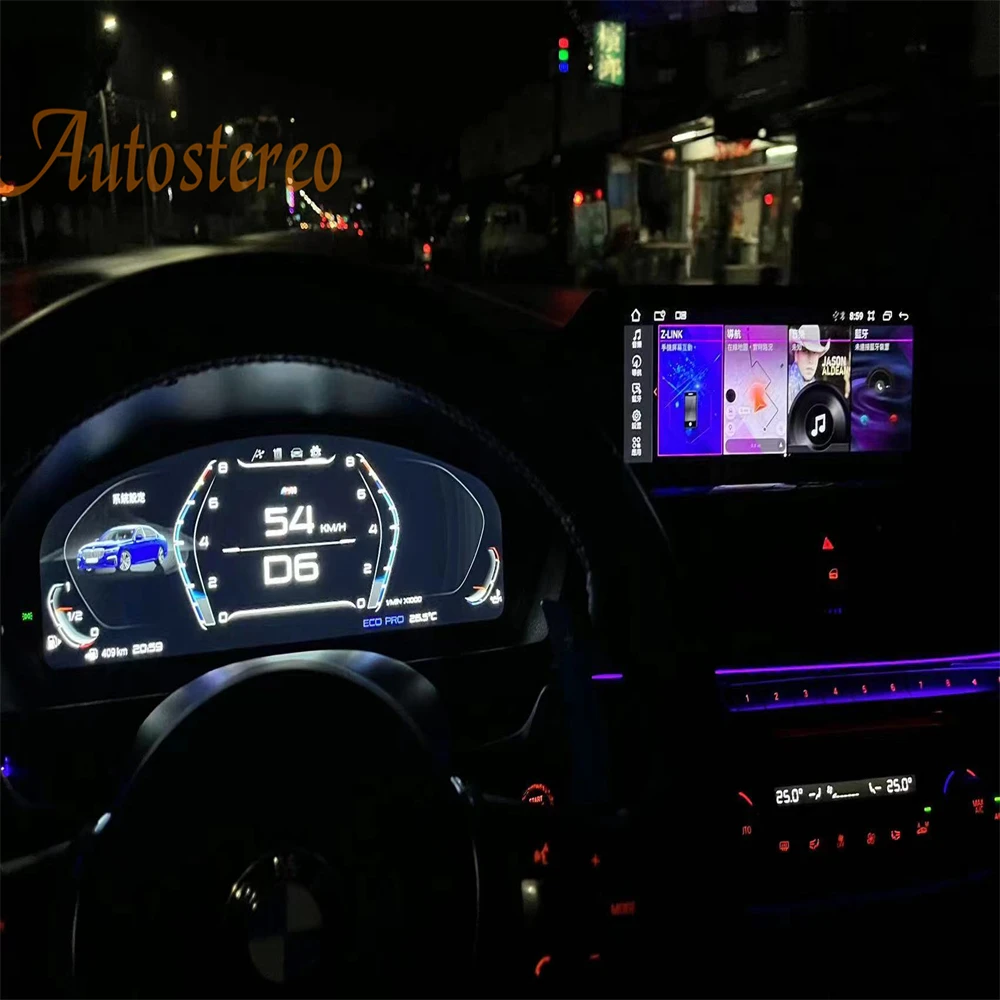 Car Digital AirCon AC Panel For BMW 3 F30 F31 BMW 4 Series F32 F33 F36 2013-2019