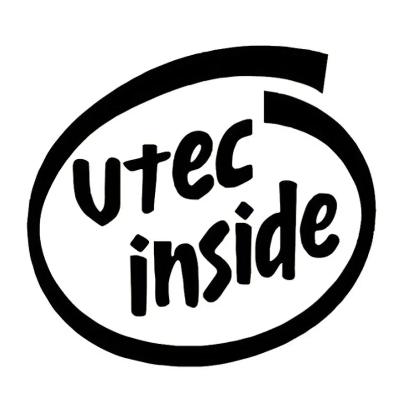 

Vtec с забавными внутренними надписями Персонализированная наклейка на автомобиль, солнцезащитные аксессуары для мотоциклов, автомобильные аксессуары из ПВХ, 13 см * 12 см