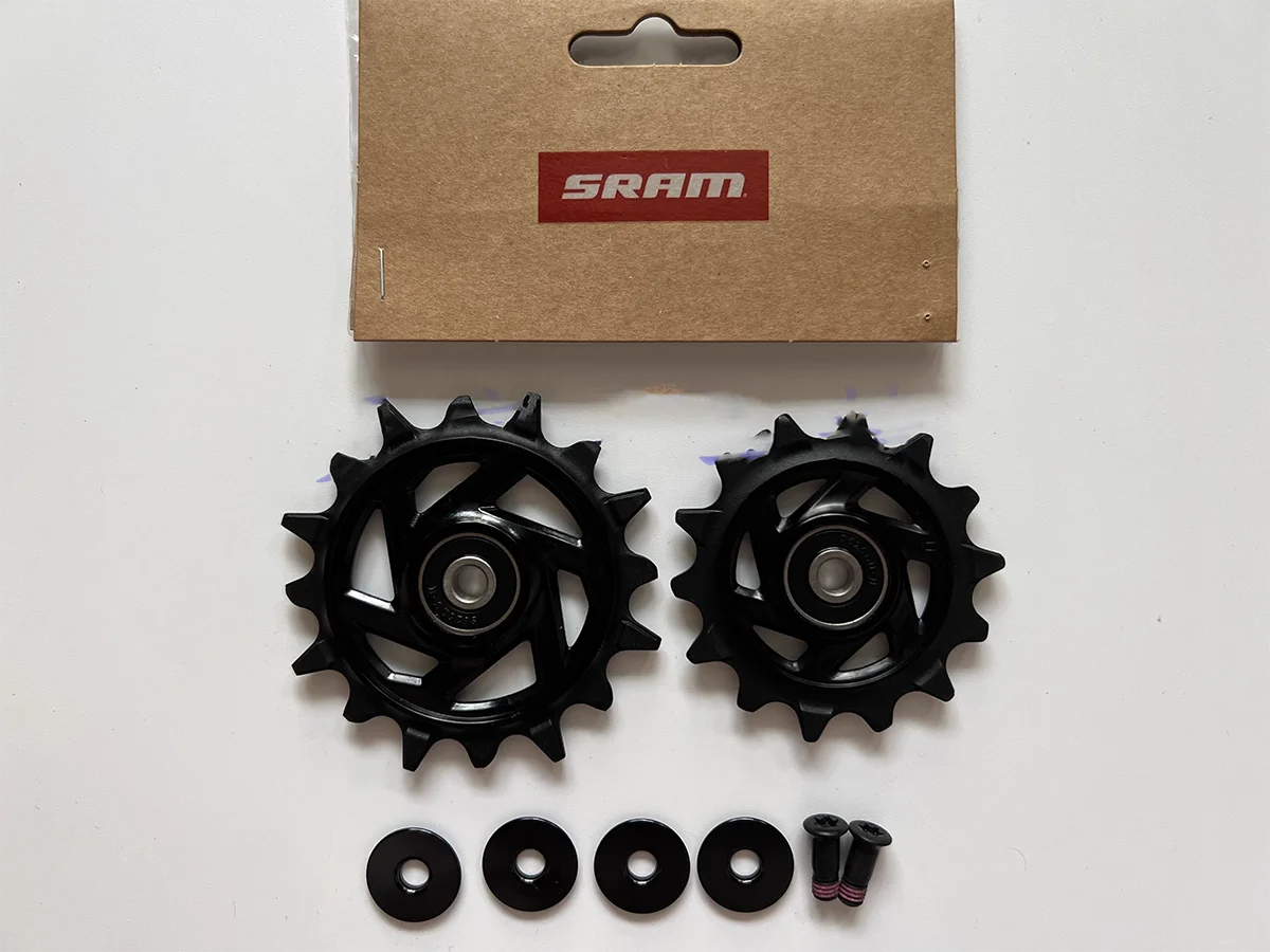 パーツ TITAN PULLEYWHEELS for SRAM AXS TITAN PULLEYWHEELS for SRAM AXS XPLRスラム AXS XPLR用チタン