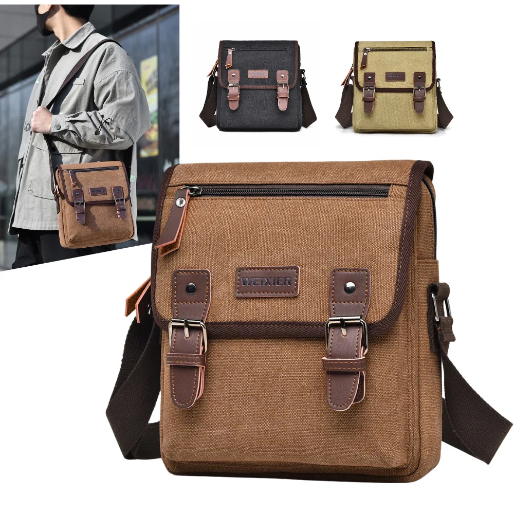 

Retro Men Messenger Bags vintage Canvas Handbags Leisure Work Travel Bag Man Business Crossbody Bags Briefcase for Male Bolsas