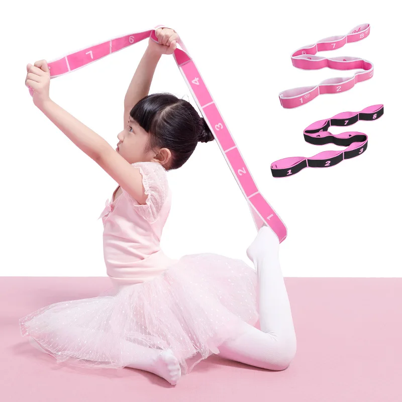 thumbnail image 2 of 8/9 Loops Children Upgrade Pattern Guide Digital Resistance Elastic Band For Dance, Gymnastics, Ballet Rubber Band For Training 2 of 14
