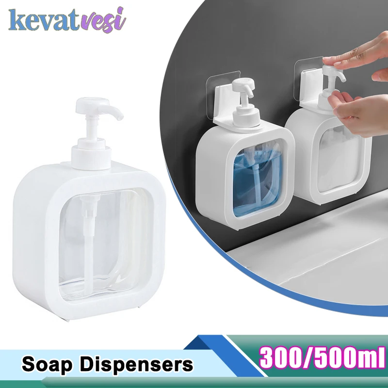 Resin Lotion Bottle Home Hand Sanitizer Bottle Multifunctional Soap  Dispenser Tray Storage Rack Shampoo Bottles Bath Gel Bottles - AliExpress