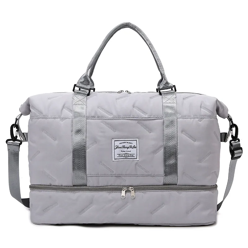 Short Distance Women Travel Bags Dry Wet Separation SportS Handbag, Yoga Fitness Bag, Large CapaCity Shoe Compartment