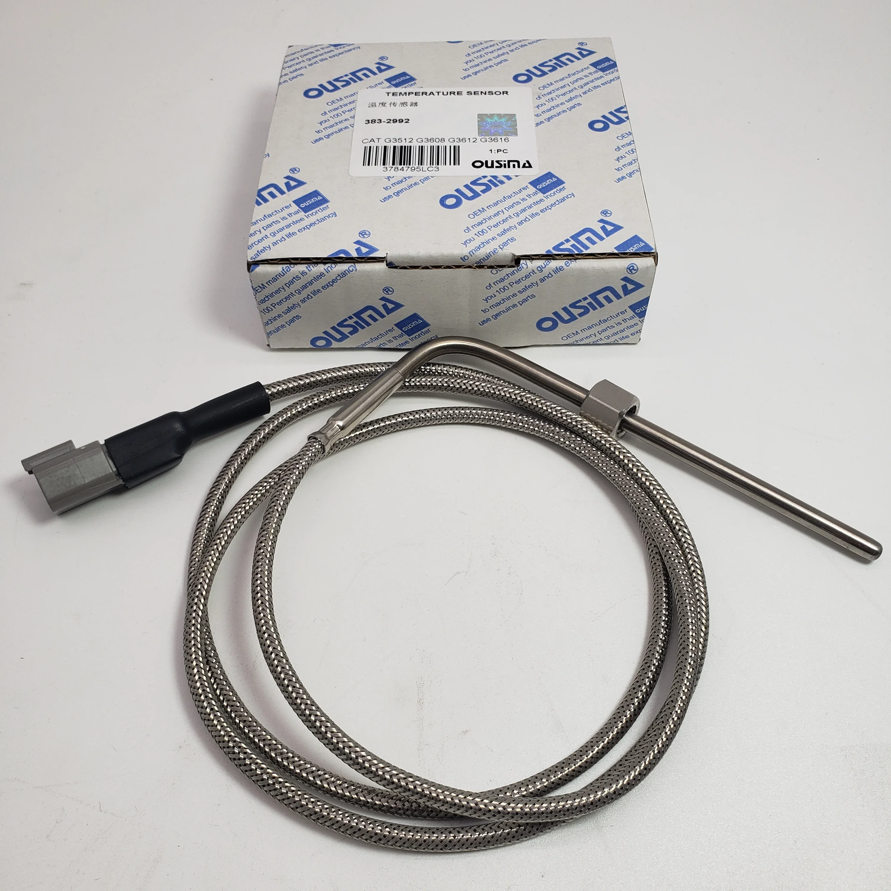 OUSIMA Excavator Machinery Parts Temperature Sensor 383-2992 for CAT G3606B G3608 G3612 G3616