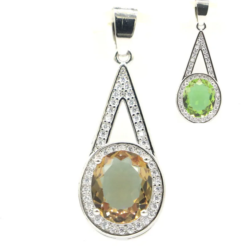 39X14Mm Grazioso Colore Che Cambia Zultanite Rosa Lampone Rodolite Granato Cz Ciondolo In Argento Da Donna