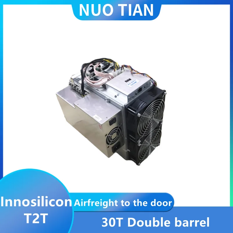 Usato Innosilicon T2T 30T Double Barrel Sha256 Asic Miner 30Th/S Bitcoin Btc Mining Machine Con Psu