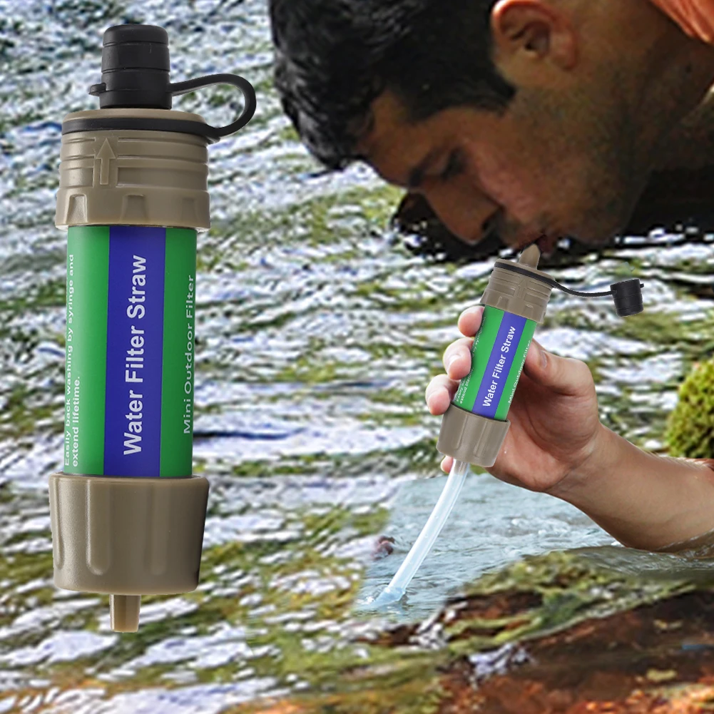Water Purifier Water Filtration System Camping Purification Filter Straws