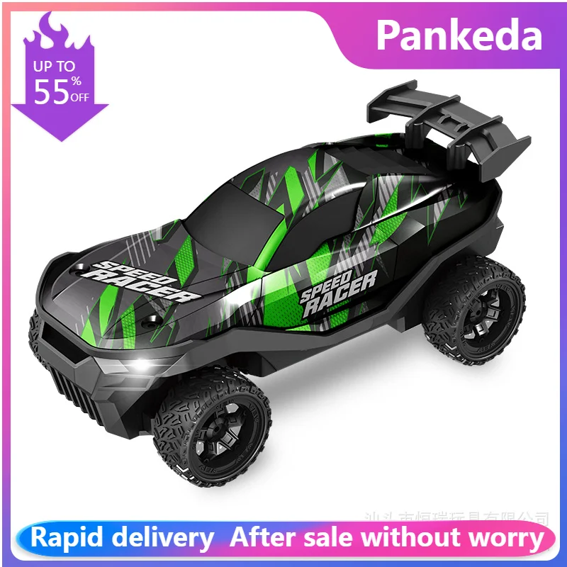 1:20 ZWN Mini RC CAR With LED Light 4WD Electric High Speed Off-Road Remote Control Drift Monster Truck For Children Gifts Toys