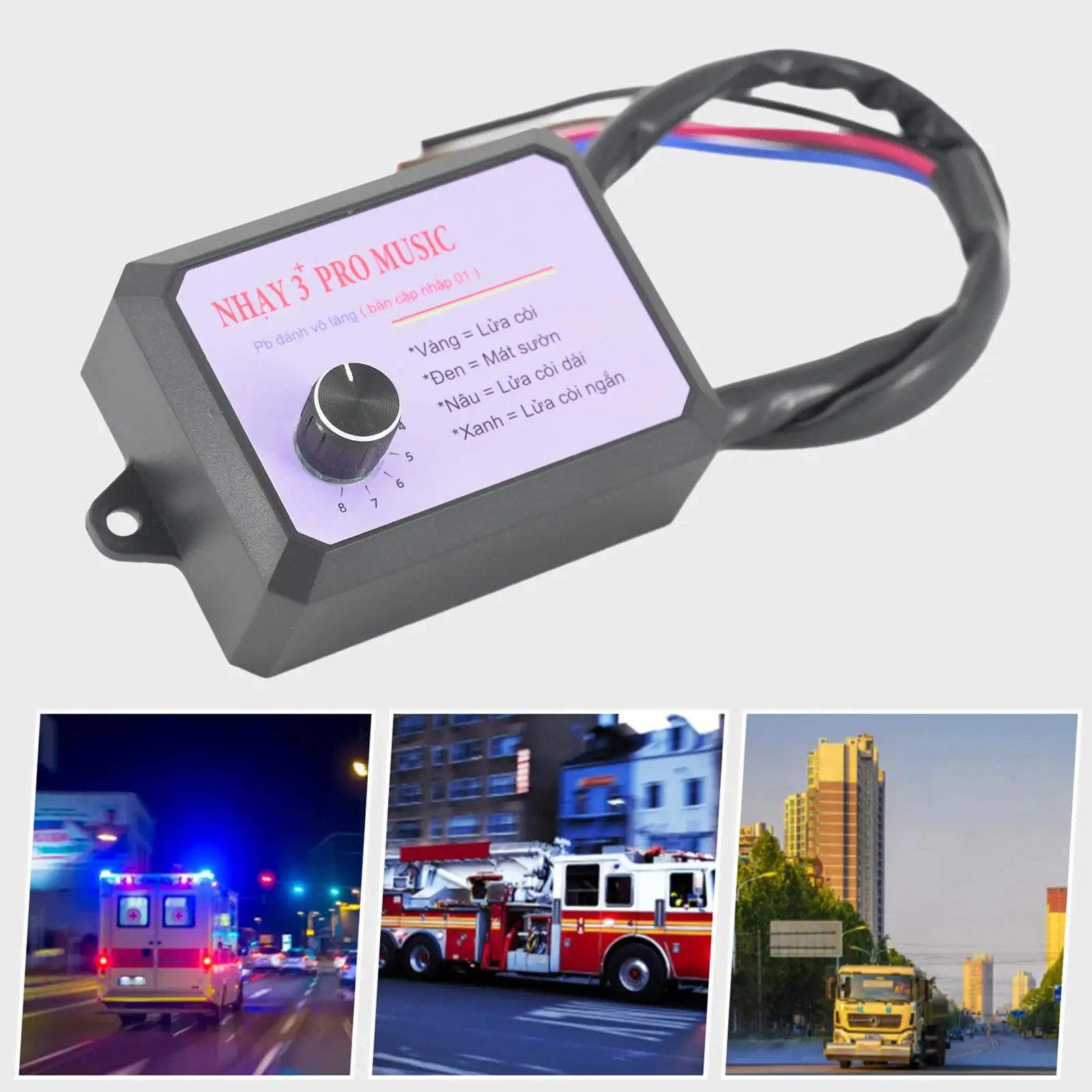 Musical Electronic Horn Controller Durable Premium Universal High Performance Various Sound Effects for Boat Truck Marine