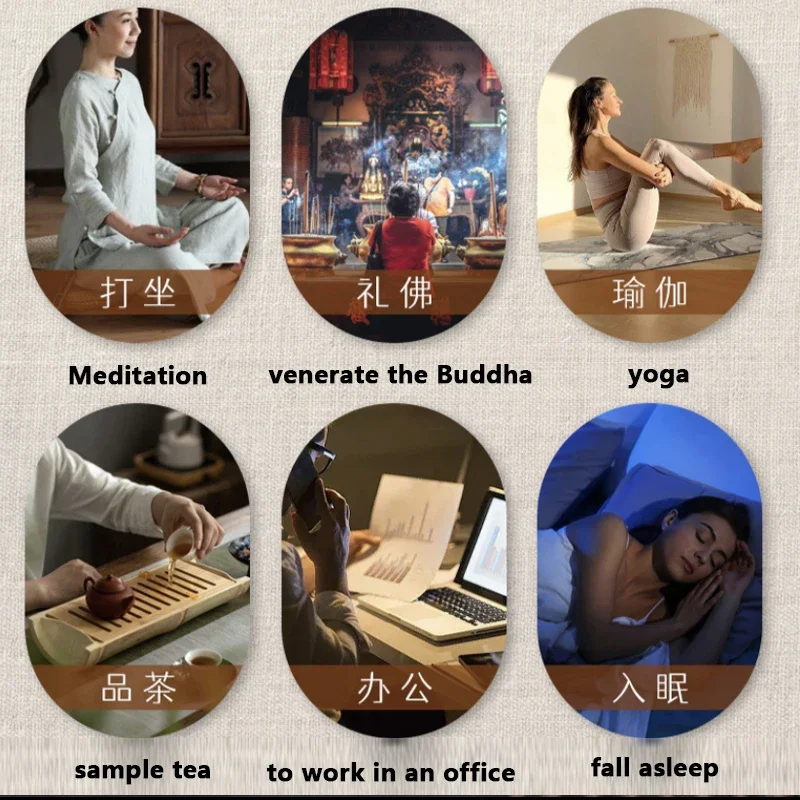 GBBMA 33g Natural Xiangyun incense coil sandalwood ambergris incense Used in yoga Meditation fall asleep Indoor aromatherapy Palo Santo Incense