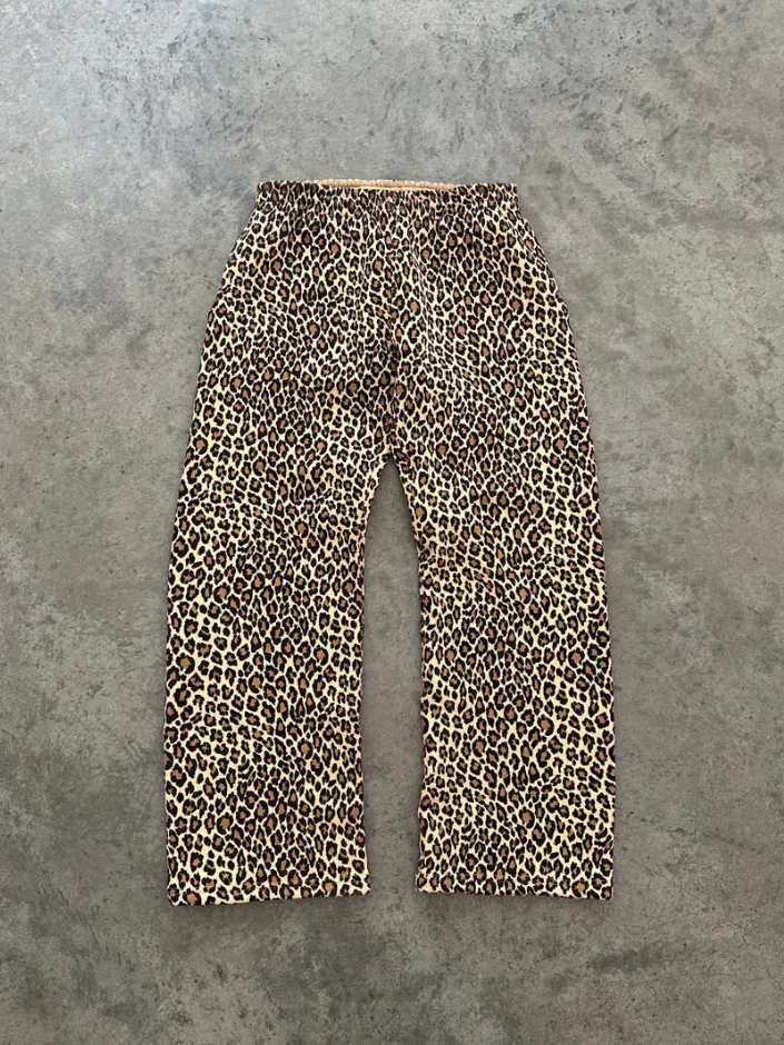 Y2K Leopard Print Hoodie – Unisex Harajuku Hip Hop Style Zip-Up Pullover Sweatshirt for Couples