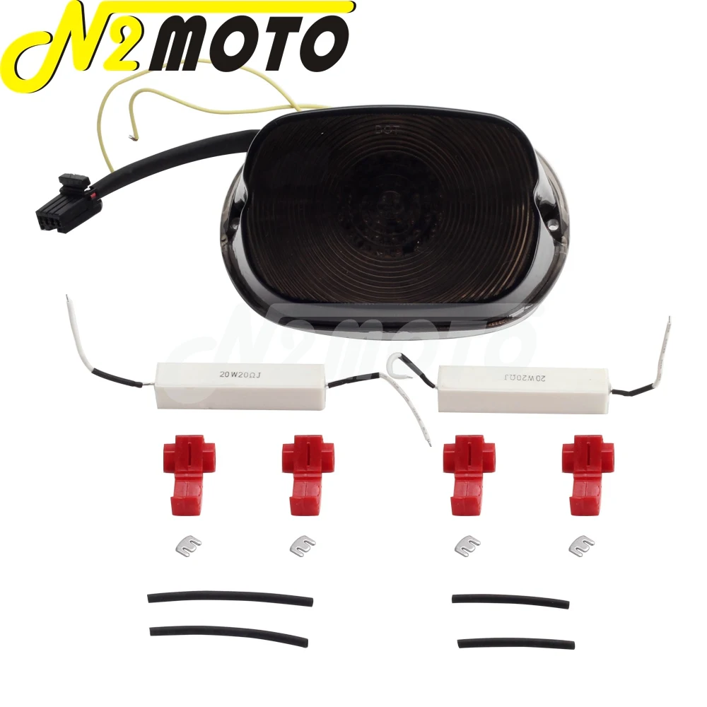 Motorrad Rücklicht LED Rücklicht Brems Stopp Blinker für Harley-Davidson  Sportster Softail Dyna Lay Down super - AliExpress