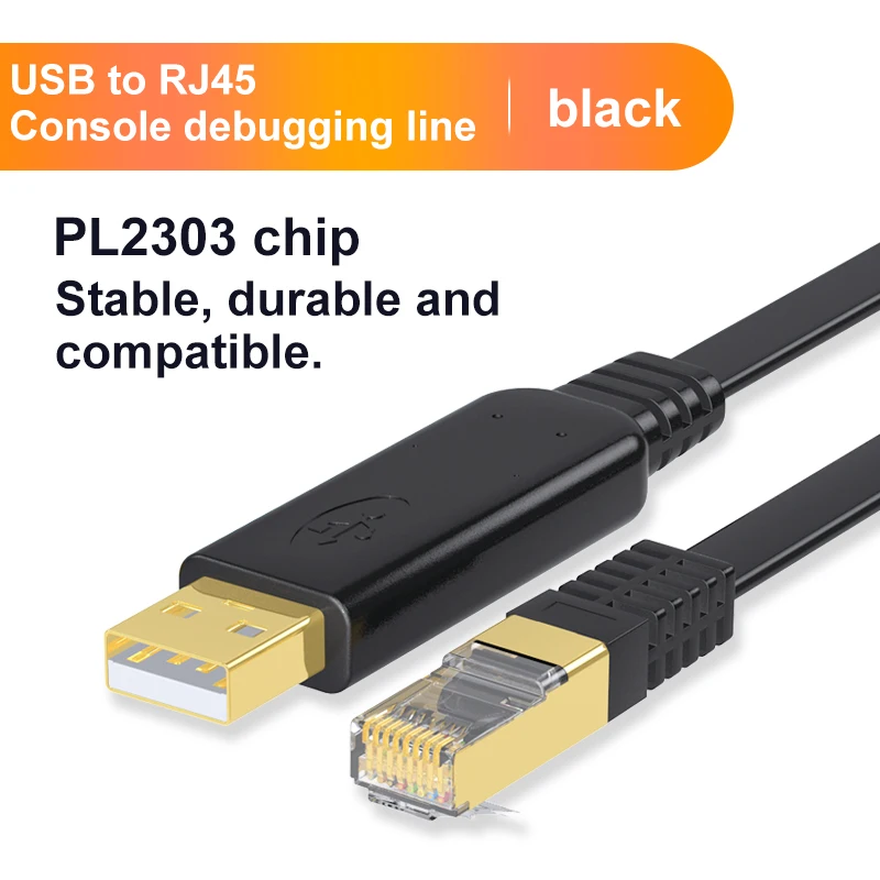 ตัวเลือกสินค้า สาย USB to RJ45 แปลงคอนโซล RS232 สำหรับคอมพิวเตอร์และแล็ปท็อป