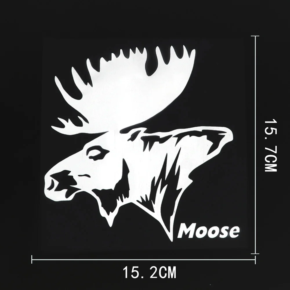 

Animal Elk Hunter Style Vinyl Car Decal Sticker, available in black/silver five colors, 15.2 cm x 15.7 cm, PVC decal