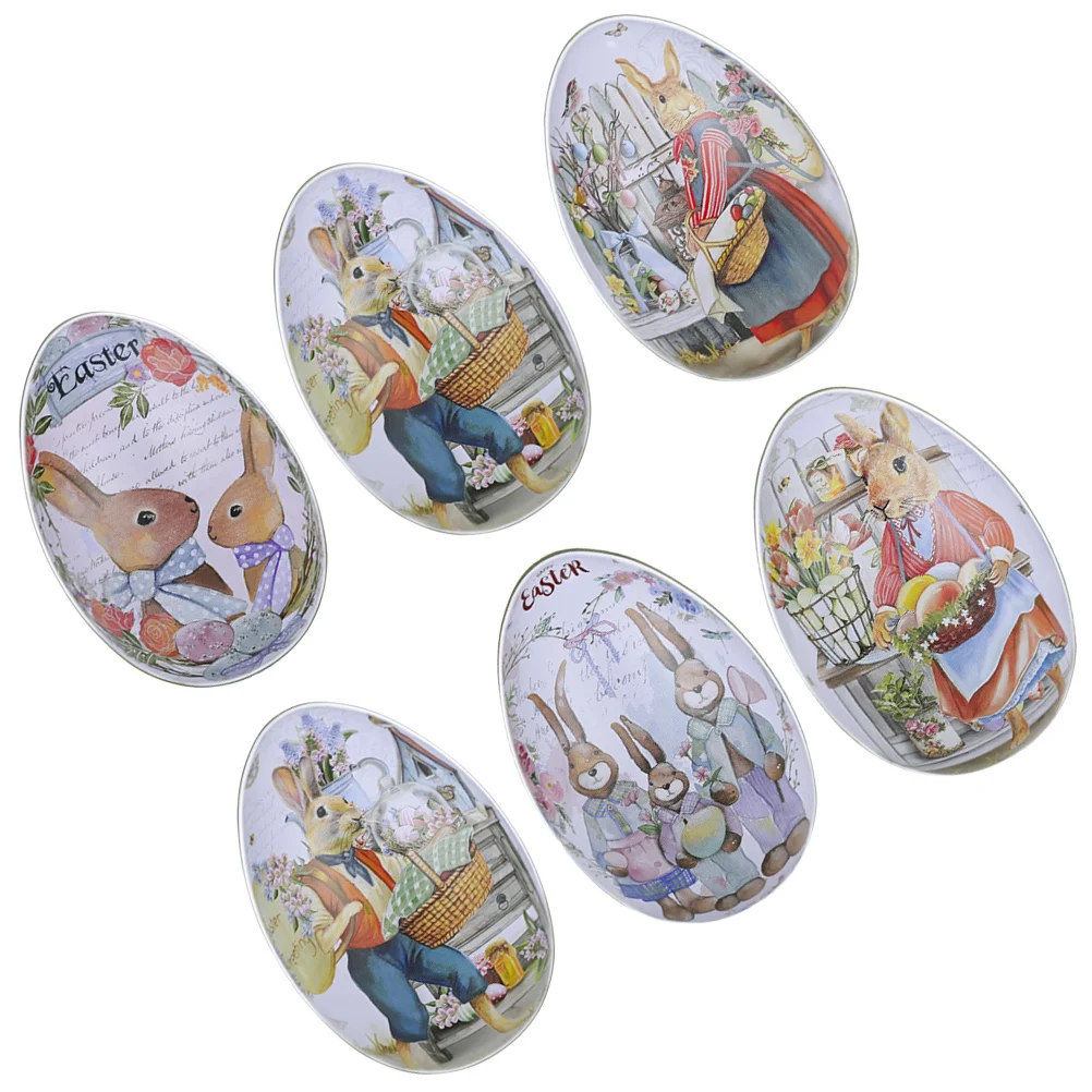 

Tinplate Easter Egg Shaped Candy Box Gift Packing Case Easter Egg Box Easter Egg-shaped Candy Box Decor Box Gift Package