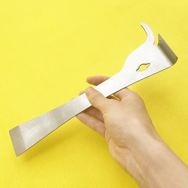 2 db Rozsdamentes Acél Mézkaparó Levágó Méhkamár Méhészet Méhkas Szerszámok Hardver - Image 5