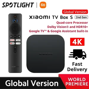 Xiaomi TV Box S 4K 2nd Gen - Android TV - Smart Concept