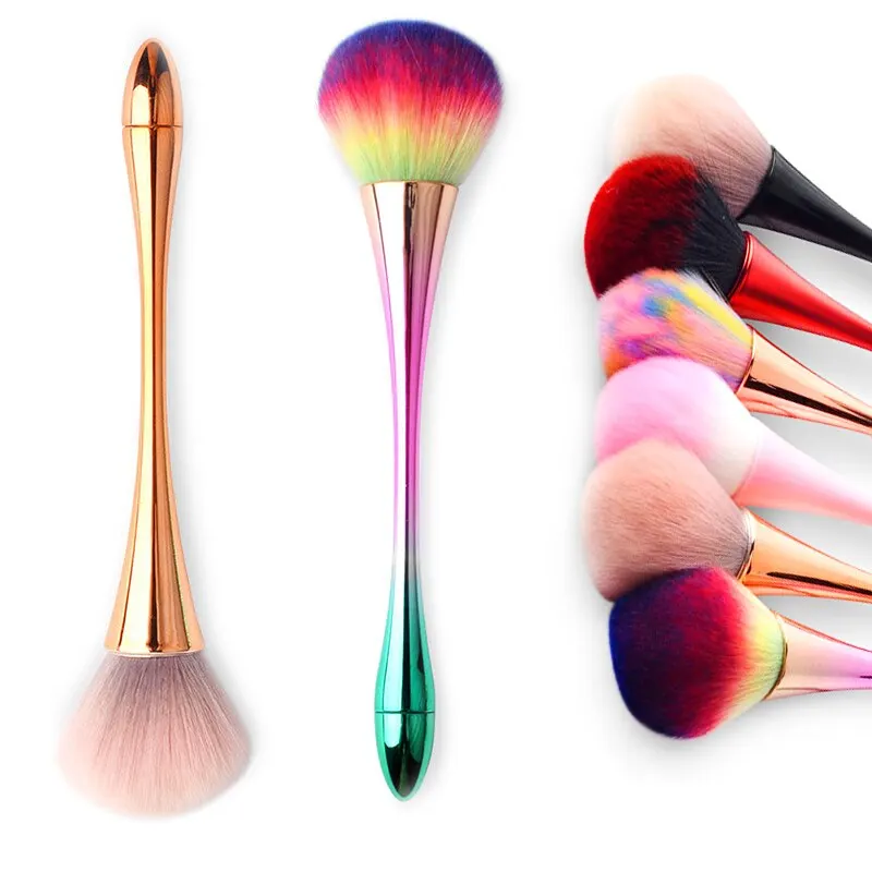 nail art brushes nail brushes nail art tools makeup brushes set 6 Styles Gold Powder Brush Professional Nail Art Make Up Brush Large Cosmetic Face Cont Cosmetic Face Cont Brocha Colorete Tools