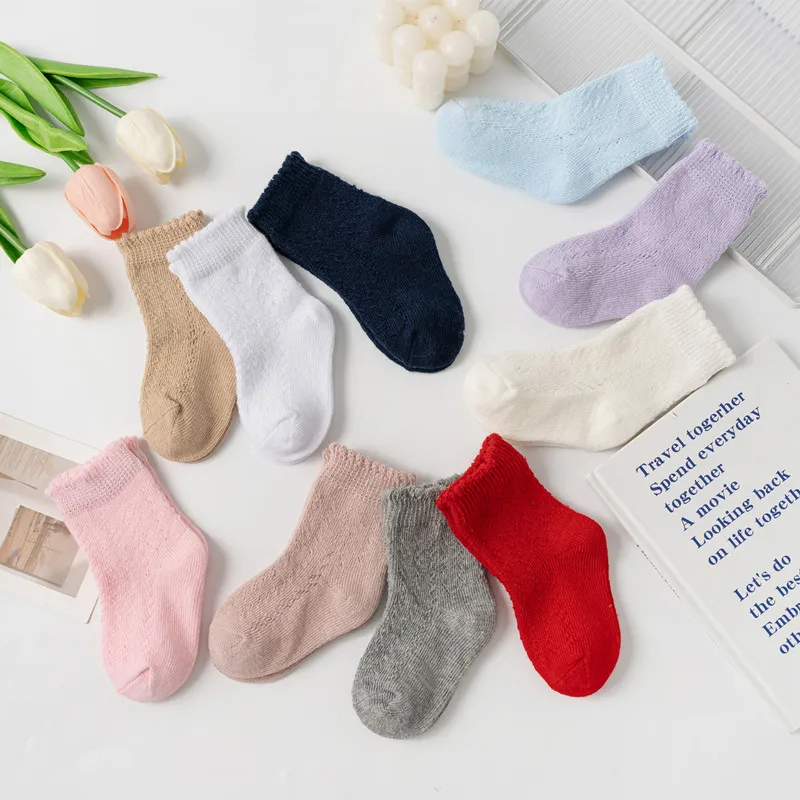 Breathable Cotton Baby Socks 6