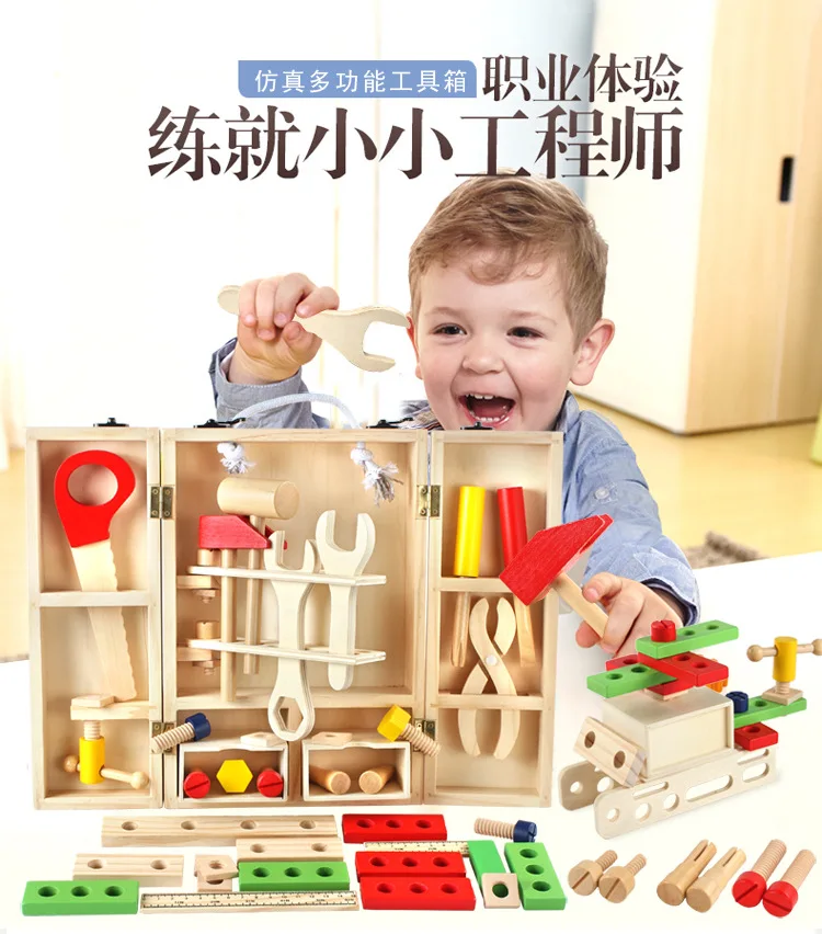 Plastic Playes Cardboard Screw Tool Kit Kids Building Engineering Kits Tools  Toddler - AliExpress