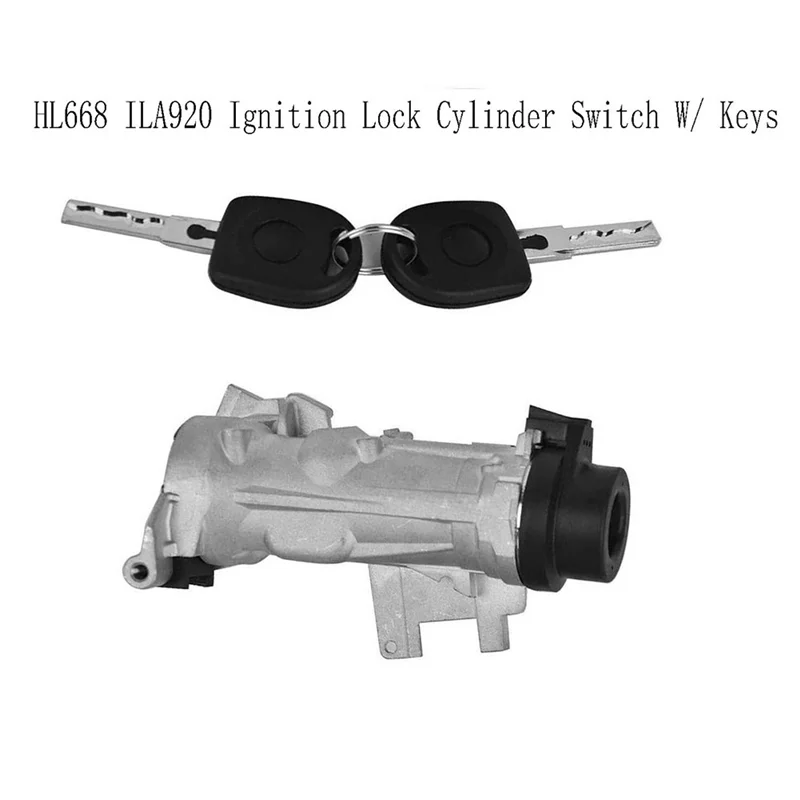 점화 잠금 실린더 스위치 HL668 ILA920 키 포함 제타 EOS 골프 티구안 2004-2018 1.4L 1.8L 2.0L 2.5L