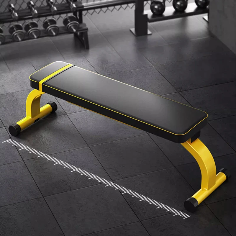 Dumbbell bench bench press folding flat home fitness chair gym exercise equipment barbell hip push
