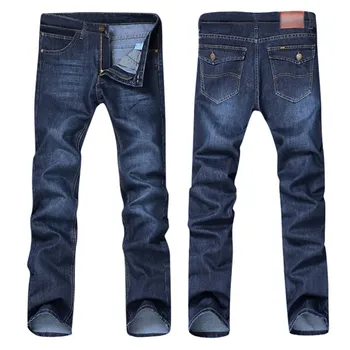 Men's Denim Pants Korean Fashion Washed Baggy Jeans Streetwear Mens Trousers Male Retro 2