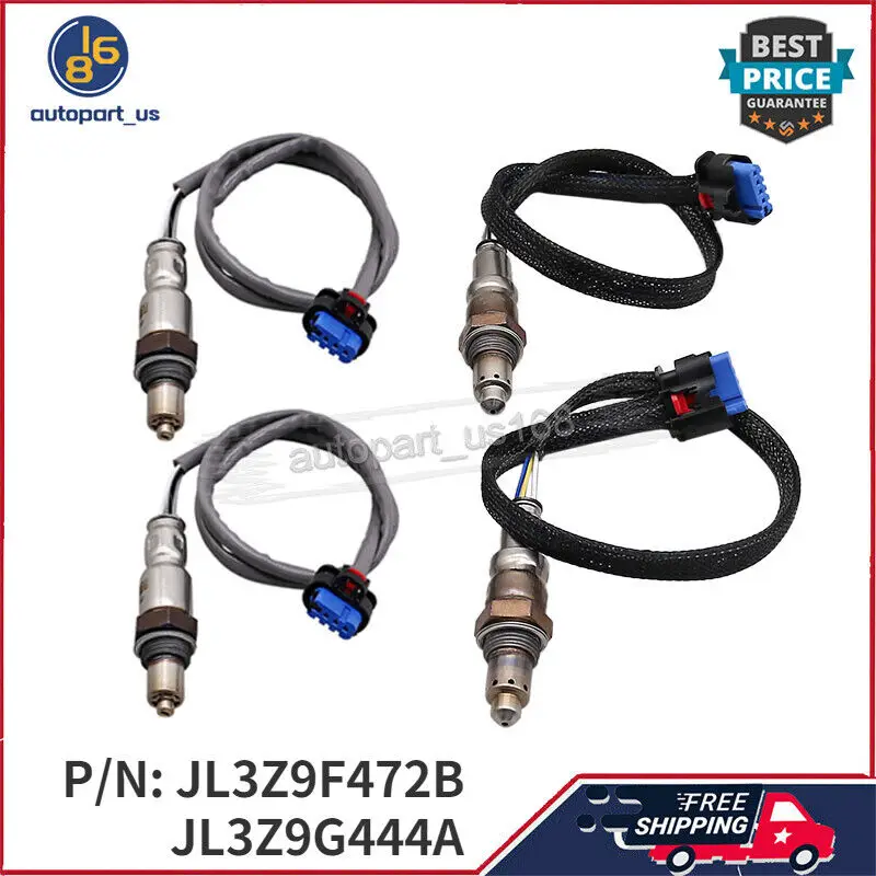 

O2 Sensors Fit For Ford F-150 5.0L 4PCS Upstream+Downstream Oxygen Sensors