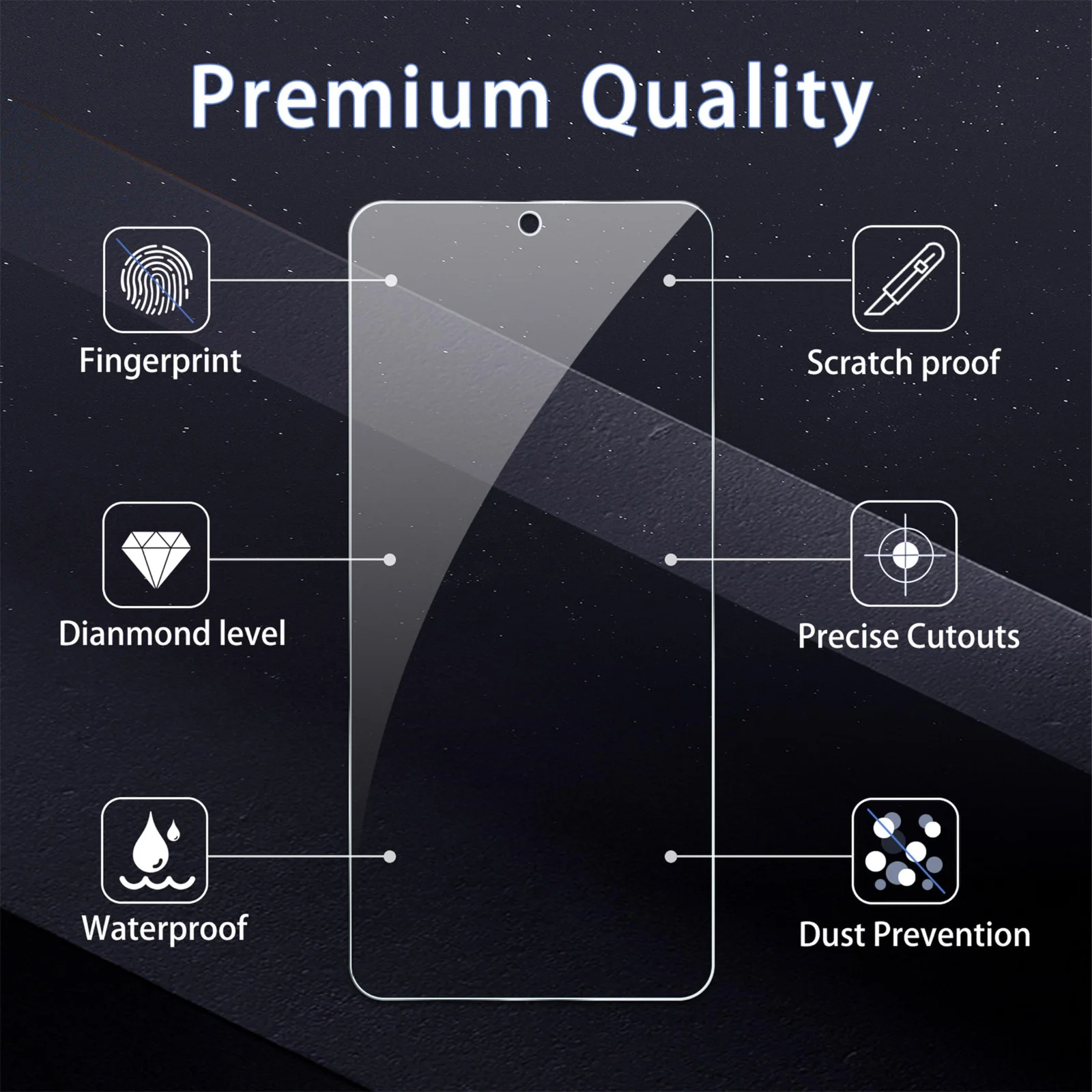 Premium Tempered Glass Screen Protector - High Clarity & Durability