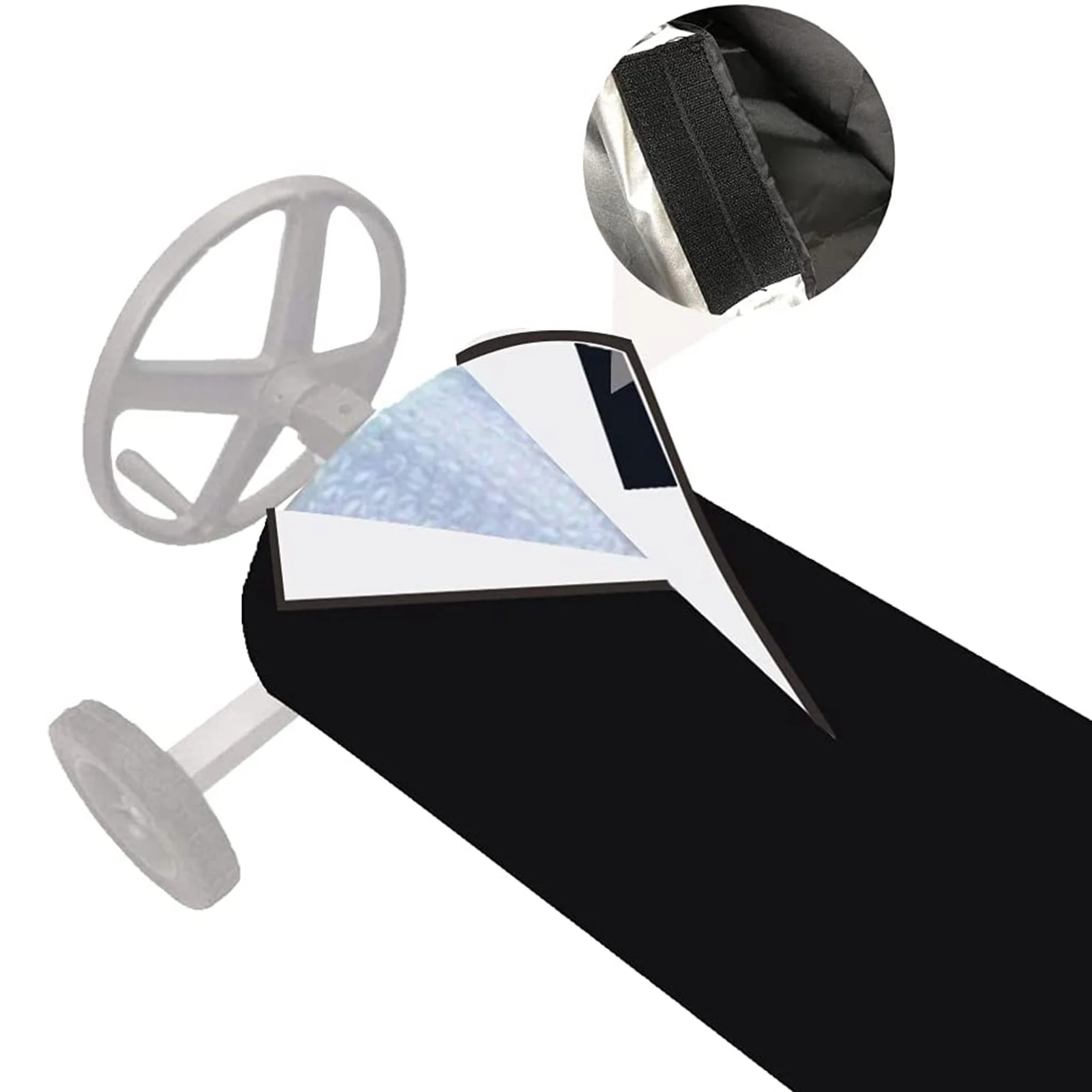 Swimming Pool Sunscreen Cover Solar Blanket Reel Protective Cover