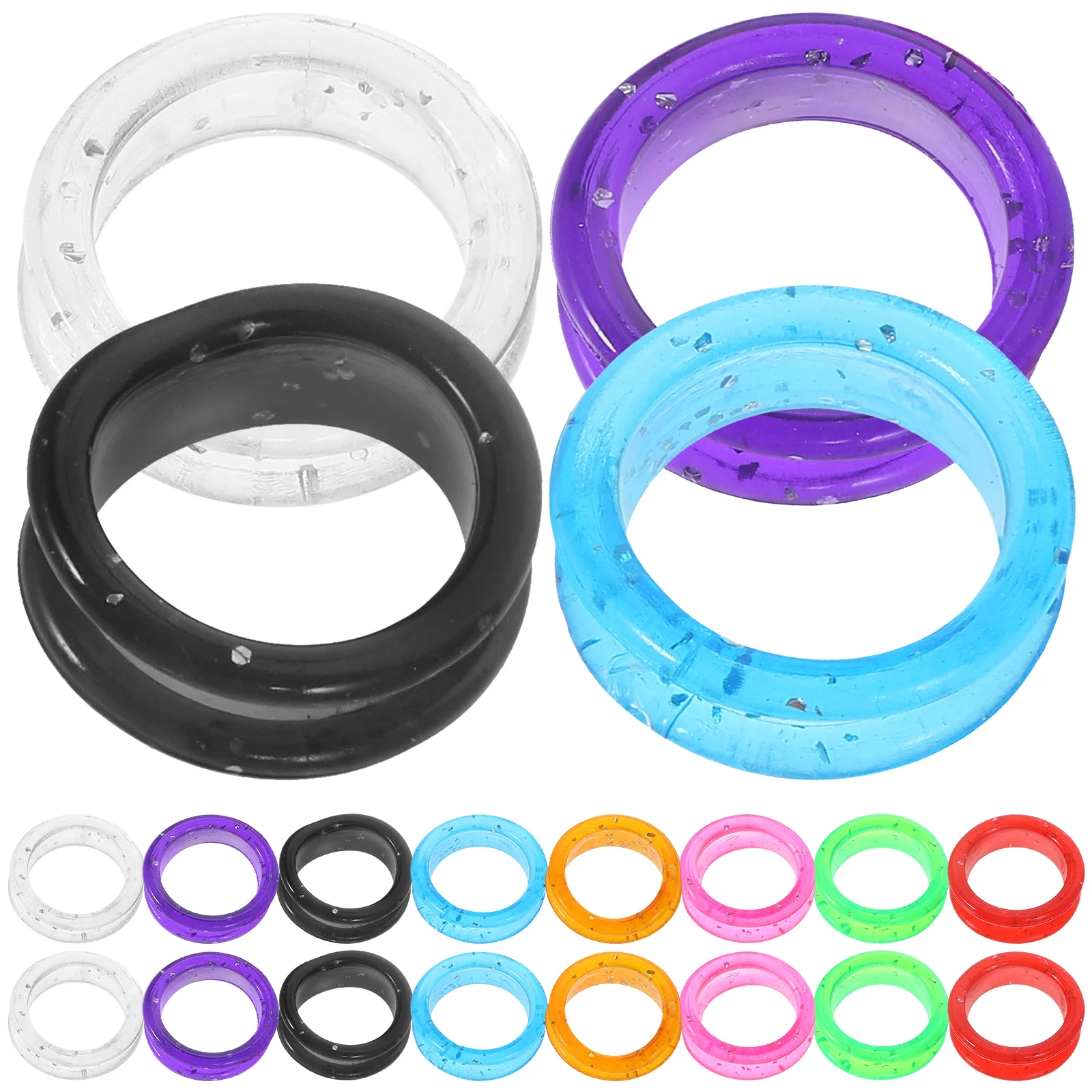 

Scissors Ring Anti-skid Finger Silicone Insert Inserts Rings for Supple Pet Protective Circle Grooming Dogs