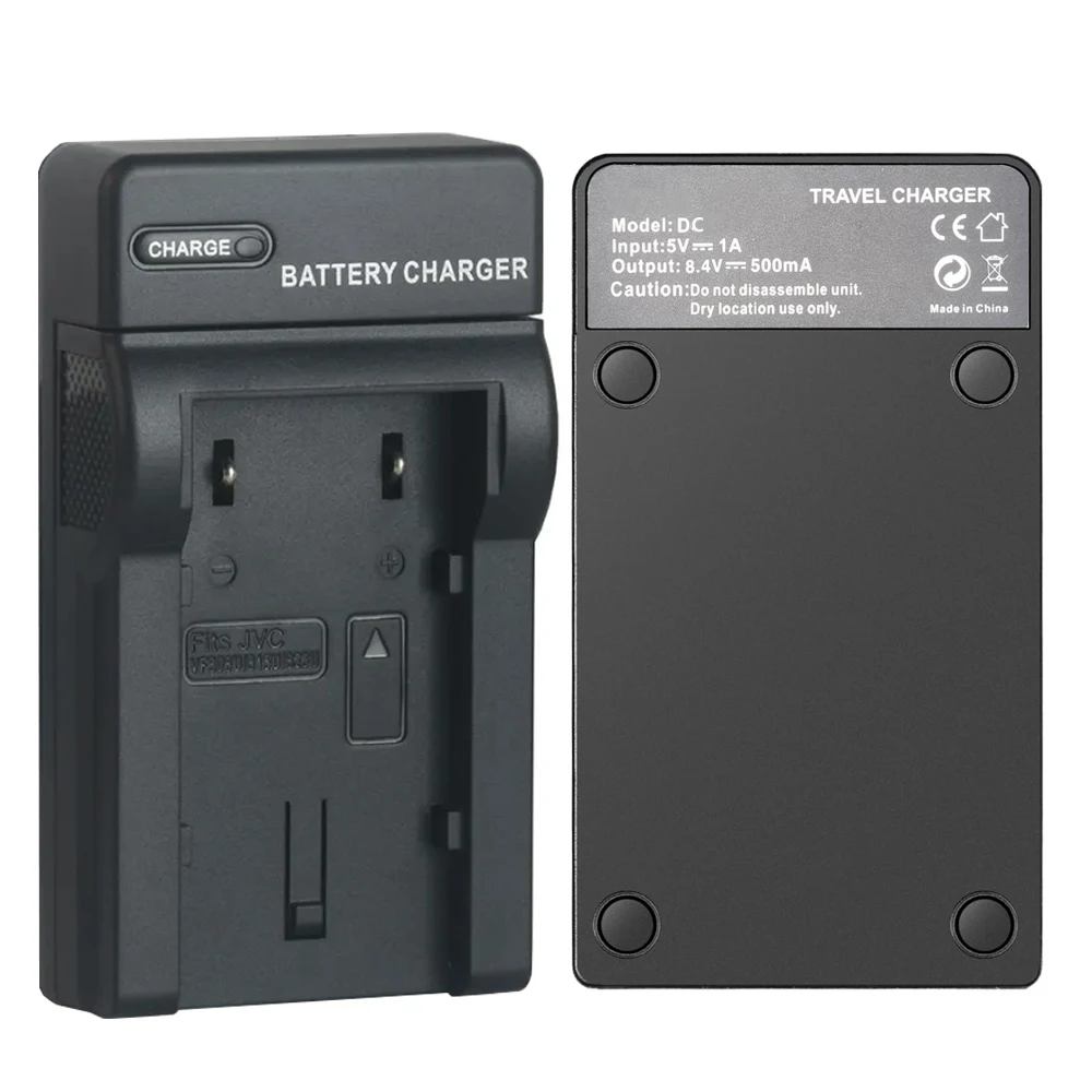 Bn-Vf808 Bn-Vf815 Bn-Vf823 Caricabatteria Per Jvc Bn-Vf808U Vf815U Vf823U Gr-D720 D728 D740 D750 D760 D771 Da30