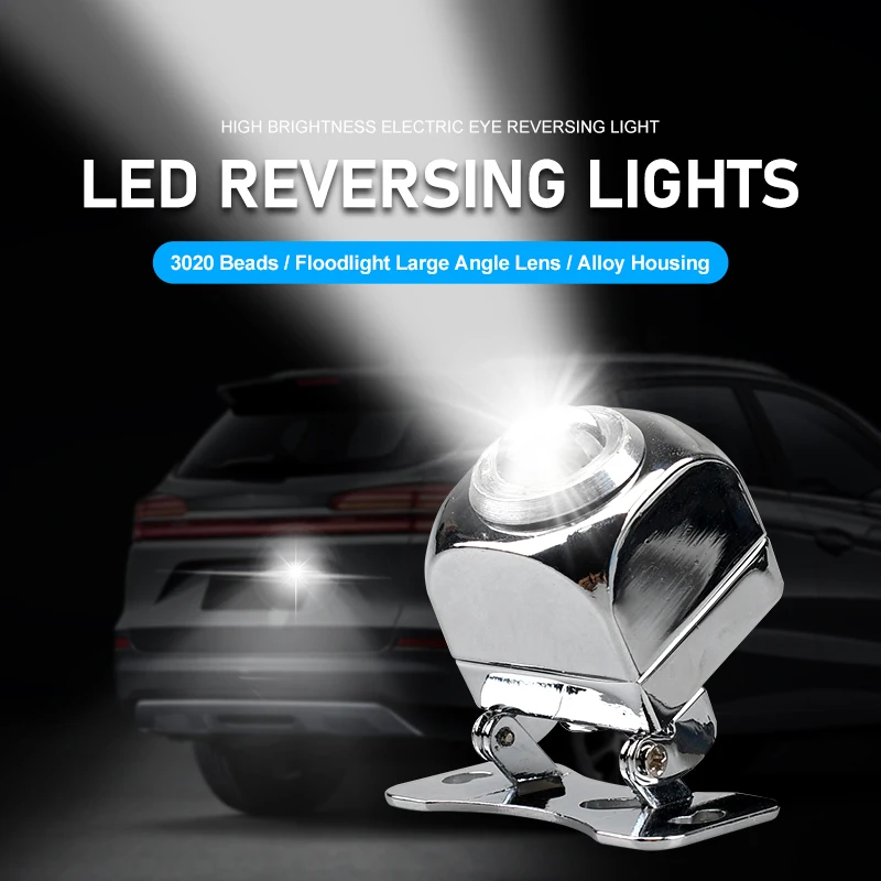 12V High Brightness Car Reverse Light Reversing Flashing White LED Bulb ...