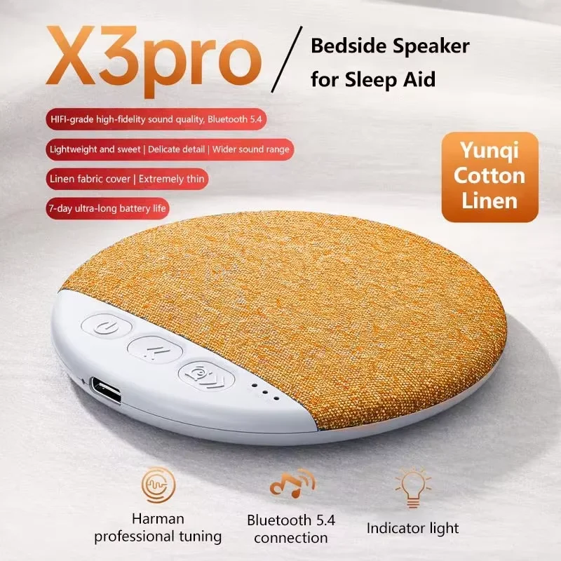 Ultra-Thin Bluetooth Speaker with Nature Sounds & White Noise
