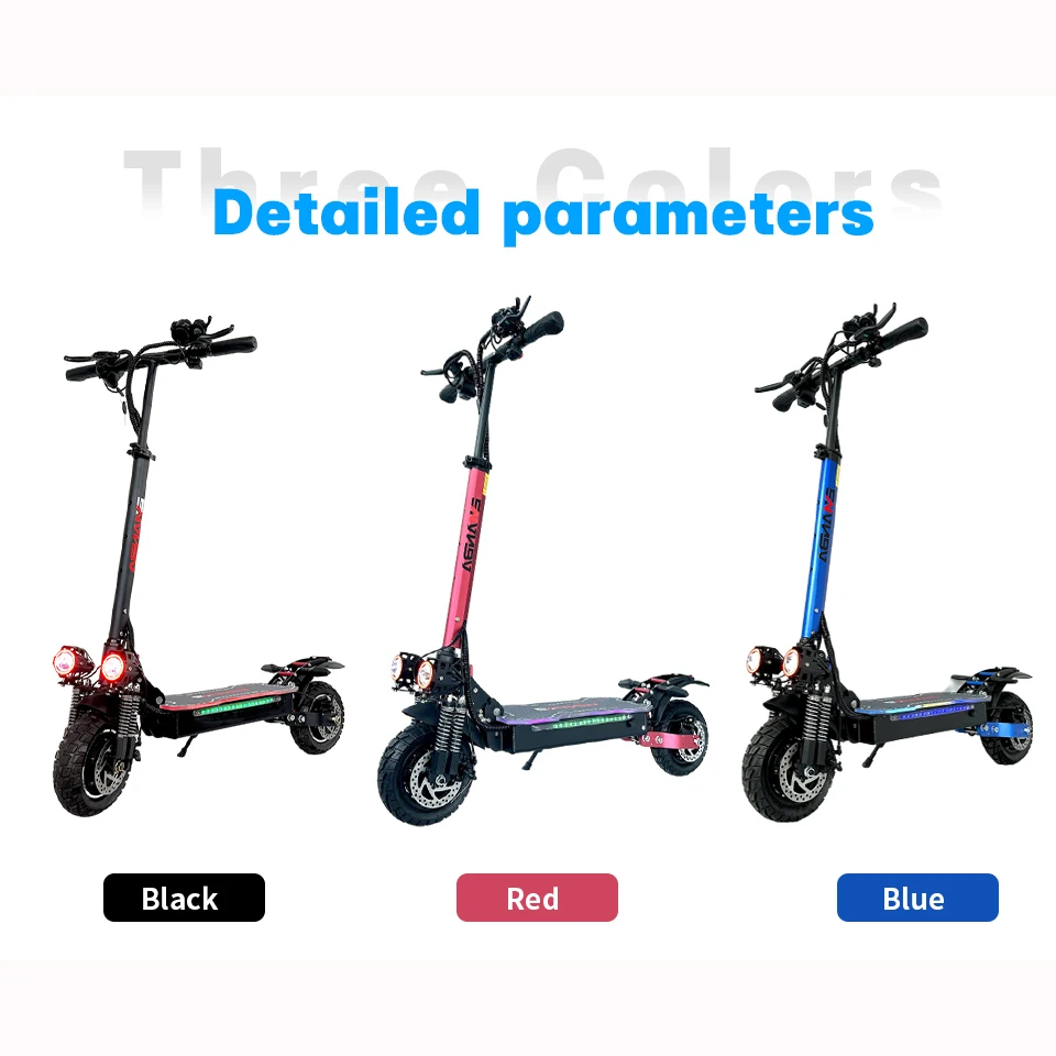 Dual Motor Foldable Electric Scooter 55km Speed