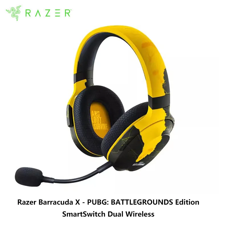 Razer Barracuda X PUBG, BATTLEGROUNDS , smart switch, dual wireless  multiplatform gaming mobile headphones, 2.4G+Bluetooth - AliExpress