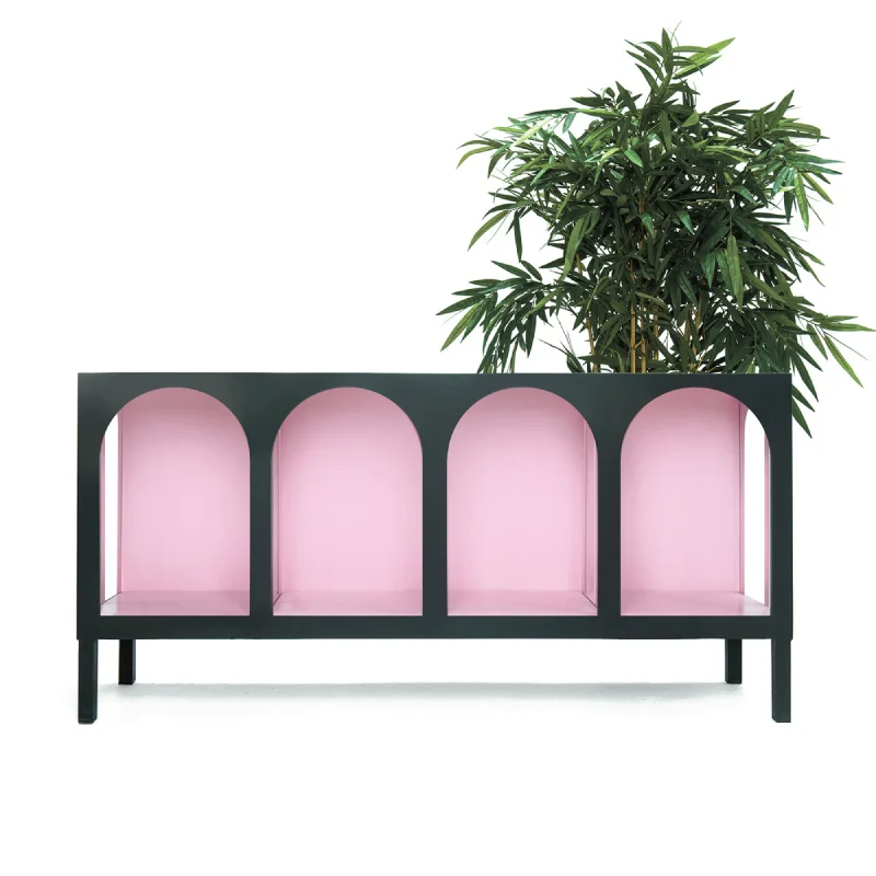 

Modern creative dining cabinet, light luxury style, fashionable color matching, designer hallway decoration cabinet